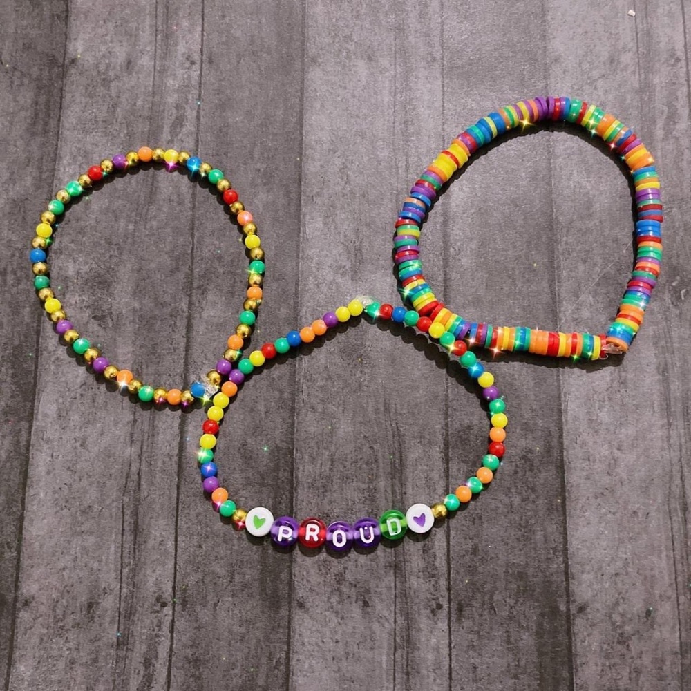 PROUD handmade bracelets, Set of 3